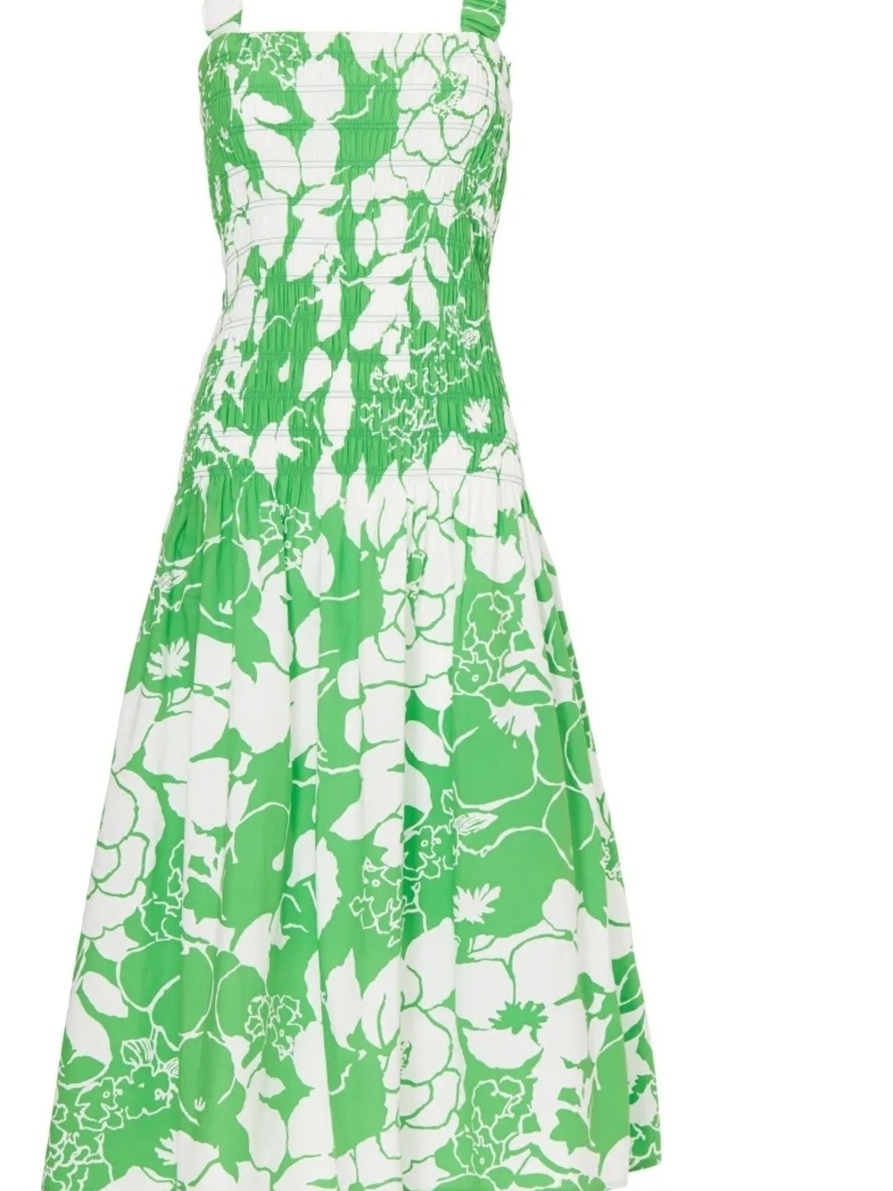 Rails Seville Green Lotus Floral Smocked Midi Dress - Picture 3 of 6